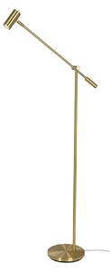 Lampa Podłogowa Belid, ściemnialny, złoty | mosiężny, salon, metal