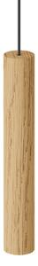 Lampa Wisząca UMAGE, Chimes Tall, drewniany, salon, drewno, skandynawski