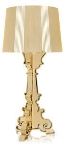 Kartell Lampa stołowa design Bourgie, możliwość ściemniania, mosiężny / złoty, salon / jadalnia, tworzywo sztuczne, design