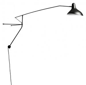Lampa Ścienna DCW, czarny, salon, metal