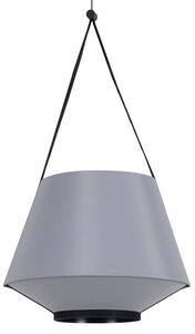 Lampa Wisząca Forestier, Carrie XS, ściemnialny, szary, salon, tkanina | tekstylia, design