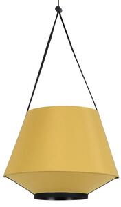 Lampa Wisząca Forestier, Carrie XS, ściemnialny, żółty, salon, tkanina | tekstylia, design