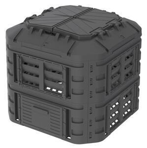 Kompostownik PATROL Modularny KOMPOST600CZAPL225 600L Czarny