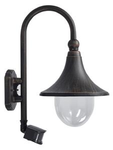 Zewnętrzna Lampa Lindby, Daphne, ściemnialny, czarny, balkon, aluminium, antyczny