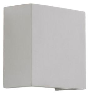 Lampa Ścienna Lindby, Anneke, biały, salon, gips | glina, nowoczesny