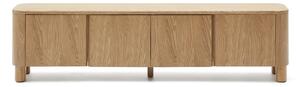 Szafka pod TV w dekorze jesionu w naturalnym kolorze 200x52x40 cm Salaya – Kave Home