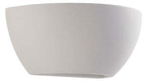 Lampa Ścienna Lindby, Jimmy, ściemnialny, biały, salon, gips | glina, nowoczesny