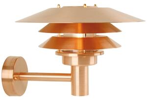 Zewnętrzna lampa ścienna kinkiet na elewację Nordlux 10600625 Veno E27 IP54 26x35x40cm miedź