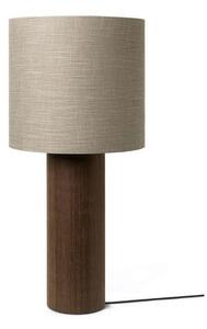 Lampa Podłogowa ferm LIVING, szary, salon, drewno, vintage