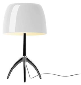 Lampa Stołowa Foscarini, ściemnialny, biały, salon, aluminium