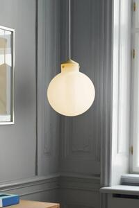 Lampa wisząca szklana kula Nordlux 48023001 Raito 30 E27 30cm x 330cm biały opalizowany mosiądz