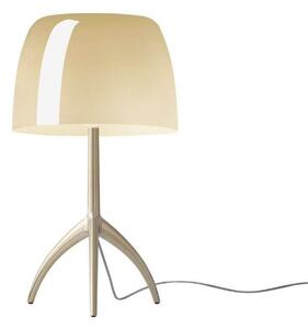 Lampa Stołowa Foscarini, złoty | mosiężny, salon, aluminium