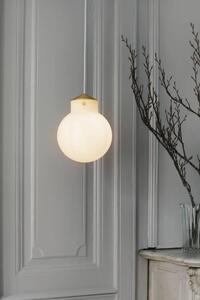 Lampa wisząca szklana kula Nordlux 48013001 Raito 22 E27 22cm x 329cm biały opalizowany mosiądz
