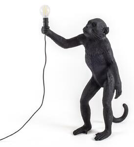 Zewnętrzna Lampa SELETTI, Monkey Lamp, czarny, tworzywo sztuczne, design