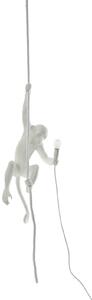Lampa Stołowa SELETTI, Monkey Lamp, biały, salon, tworzywo sztuczne, design