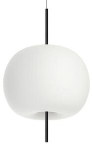 Lampa Wisząca kdln, Kushi, ściemnialny, biały, salon, szkło, design