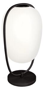 Lampa Stołowa kdln, Lannà, ściemnialny, biały, salon, szkło, design