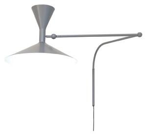 Lampa Ścienna Nemo Lighting, szary, salon, vintage