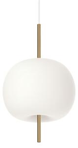 Lampa Wisząca kdln, KUSHI 16, ściemnialny, biały, salon, szkło, design