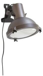Spot Nemo Lighting, brąz rdzawy, kuchnia, aluminium, industrialny
