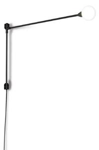 Lampa Ścienna Nemo Lighting, czarny, salon, aluminium