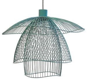 Lampa Wisząca Forestier, Papillon S, ściemnialny, niebieski, salon, metal, design
