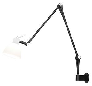 Luxy W2 Lampa Ścienna Czarno/Błyszcząca Biała
