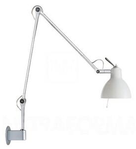 Luxy W2 Lampa Ścienna Aluminium/Błyszcząca Biała