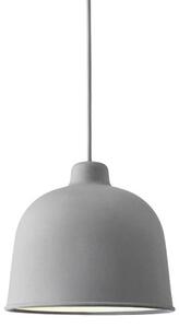 Lampa Wisząca Muuto, szary, jadalnia, bambus