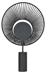 Lampa Stołowa Forestier, Oyster, czarny, salon, metal, design