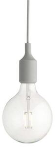 Lampa Wisząca Muuto, szary, jadalnia, tworzywo sztuczne, design