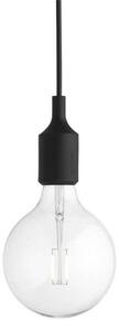 Lampa Wisząca Muuto, czarny, jadalnia, tworzywo sztuczne, design