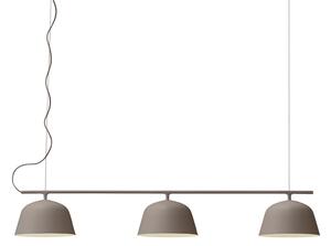 Lampa Wisząca Muuto, brąz rdzawy, jadalnia, aluminium