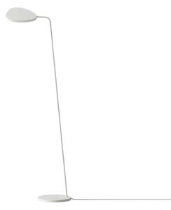 Lampa Podłogowa Muuto, ściemnialny, biały, salon, aluminium