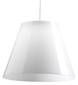 Lampa Wisząca Rotaliana, Dina, biały, salon, tworzywo sztuczne, design