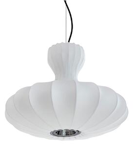 Lampa Wisząca LOOM DESIGN, Portobello, ściemnialny, biały, salon, tkanina | tekstylia, skandynawski