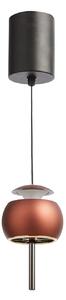Lampa Wisząca LOOM DESIGN, Parachute, ściemnialny, brąz rdzawy, salon, aluminium, design