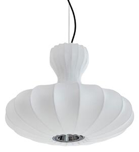 Lampa Wisząca LOOM DESIGN, Portobello, ściemnialny, biały, salon, tkanina | tekstylia, skandynawski