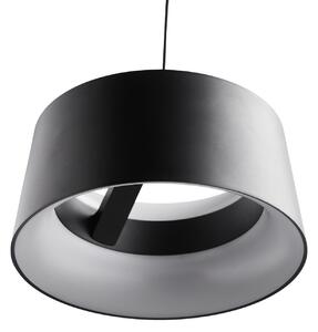 Lampa Wisząca LOOM DESIGN, Cookie, ściemnialny, czarny, salon, aluminium, nowoczesny