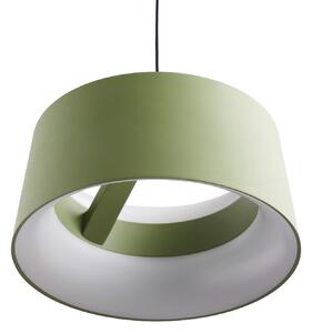 Lampa Wisząca LOOM DESIGN, Cookie, ściemnialny, zielony, salon, aluminium, nowoczesny