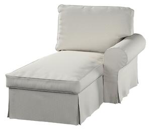Pokrowiec na szezlong Ektorp prawy kolor szary tkanina strukturalna