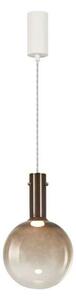 Lampa Wisząca LOOM DESIGN, ściemnialny, brąz rdzawy, salon, szkło