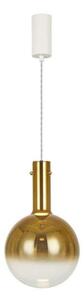 Lampa Wisząca LOOM DESIGN, ściemnialny, złoty | mosiężny, salon, szkło