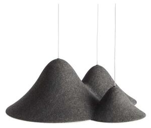 Lampa Wisząca LOOM DESIGN, ściemnialny, czarny, salon, aluminium