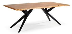 Stół z blatem z drewna akacjowego 100x200 cm Mudri – MOME