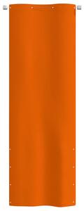 Parawan balkonowy, pomarańczowy, 80x240 cm, tkanina Oxford