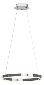 Lampa Wisząca Lucande, Lyani, ściemnialny, metaliczny, salon, metal, nowoczesny