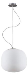 Lampa Wisząca Lindby, ściemnialny, biały, kuchnia, szkło, nowoczesny
