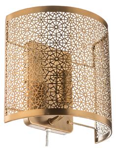 Lampa Ścienna By Rydéns, Hermine, antyczny mosiądz, salon, metal, orientalny | marokański