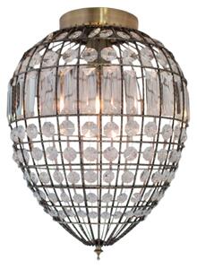 Lampa Sufitowa By Rydéns, Amadeus, ściemnialny, transparentny, salon, metal, antyczny